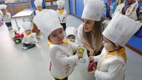 En la escuela infantil Bonecos de Vilagarc�a la tem�tica fueron las profesiones 
