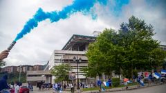 Recibimiento al Oviedo ante Las Palmas