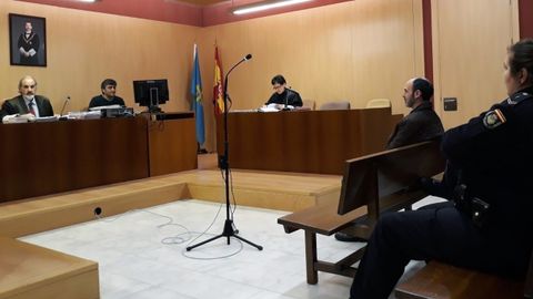 Javier Ledo en el juzgado