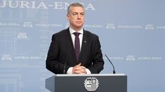 El lendakari, I�igo Urkullu, es tambi�n presidente de turno de la Eurorregi�n Nueva Aquitania-Euskadi-Navarra