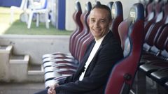 Jos� Luis Oltra, en su presentaci�n como nuevo entrenador del Huesca