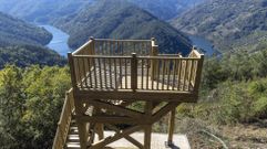 La nueva estructura de madera tiene diez metros y medio de altura