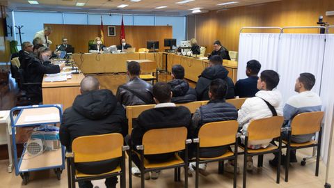 Imagen del juicio contra los Trinitarios.