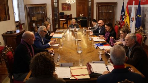Junta de gobierno de la Diputaci�n de Lugo celebrada este 6 de marzo