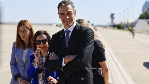 Robles, S�nchez y Aagesen, esta semana en Madrid.