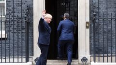 Boris Johnson recibi� este viernes a su hom�logo hungaro, Viktor Orb�n, en Downing Street