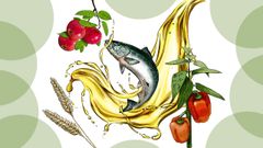 Frutas, verduras, cereales y el indispinsable pescado forman parte de los pilares de la dieta atlntica.