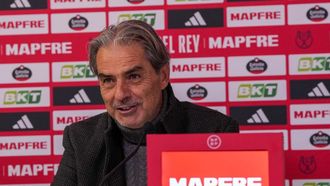 El entrenador del Sant Andreu, Natxo Gonzlez, tras el duelo ante el Celta.