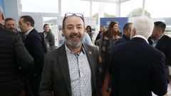 Basilio Otero, patr�n mayor de Burela y presidente de las federaciones lucense y espa�ola de cofrad�as de pescadores, en las Xornadas de Pesca de Celeiro