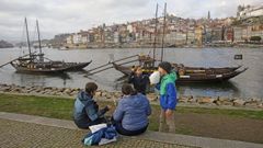 Vista do barrio da Ribeira de Porto.