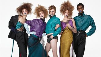 Imagen promocional de la colecci�n de Galliano para Zara