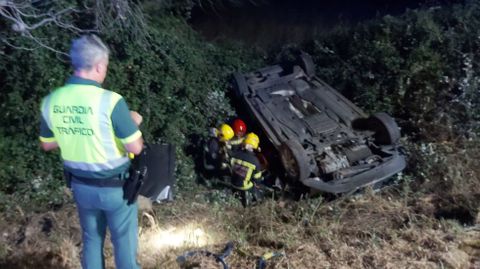 Accidente de madrugada en Vilamarn