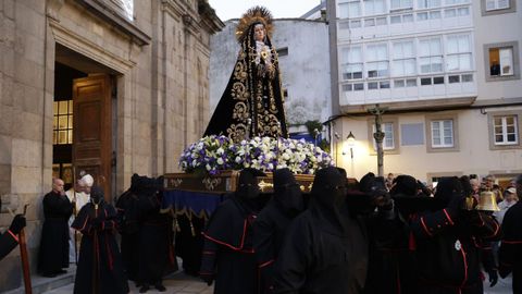 Procesi�n de la Virgen de los Dolores, que abre la Semana Santa en A Coru�a