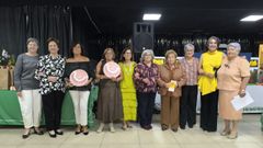 Imagen del evento celebrado ayer por la Junta Local de la AECC de Bergondo.