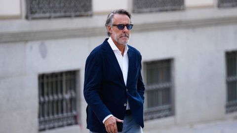 El empresario Joaqu�n Parra a su llegada a la Audiencia Nacional.