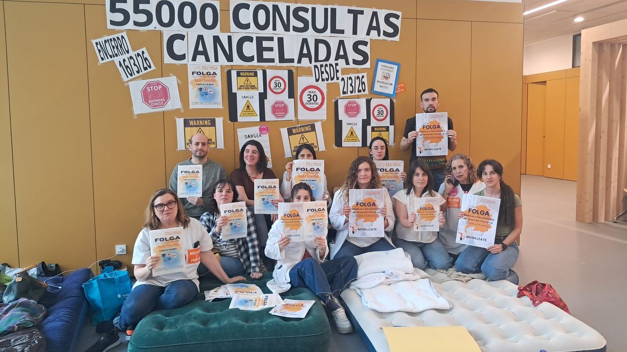 4.000 personas quedaron sin atender en Vigo el primer día de la doble huelga de médicos