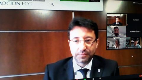 El consejero de Industria, Empleo y Promoci�n Econ�mica, Enrique Fern�ndez, en la clausura del programa �Asturias Mobility Innovation Hub�