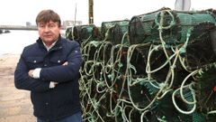 Jos� Antonio P�rez Sieira, patr�n mayor de Ribeira y presidente de la Federaci�n Galega de Confrar�as