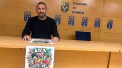 Ibn Santalla presentando la programacin del Nadal Xove