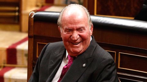 Juan Carlos I, en el Congreso el pasado mes de junio