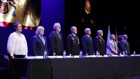 Un momento del acto solemne que se celebr� en el Auditorio de Ourense