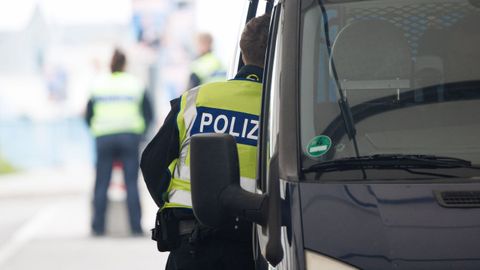 Un agente de polic�a alem�n, en una imagen de archivo