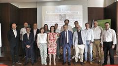 Algunos de los asistentes a la gala reencuentro de los licenciados en Derecho hace 25 a�os