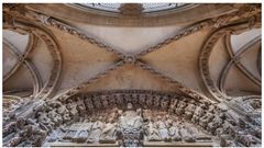O P�rtico da Gloria na Catedral de Santiago de Compostela