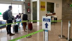 Punto para los test del covid-19 en el aeropuerto de Alvedro, en A Coru�a