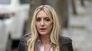 La Ex Miss Asturias, Claudia Montes, a su llegada al Tribunal Supremo, a 8 de abril de 2026, en Madrid