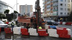 En diciembre del 2020 comenzaron los trabajos en el cruce  del Sol y Mar. Imagen de archivo