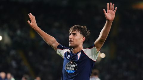 Javi Rodr�guez fue el protagonista absoluto del triunfo del Celta ante el Celtic.