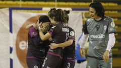 Las imgenes del derbi ourensano de ftbol sala femenino