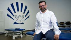 En la imagen, Gustavo Paseiro, presidente del colegio de fisioterapeutas y profesor en la UDC