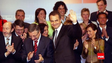 En el 2006 durante la celebracin del segundo aniversario de la victoria electoral del PSOE