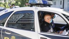 Traslado a comisar�a de Jonatan R. P. tras ser detenido en mayo del 2020