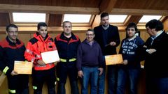 Acto de entrega de los diplomas en el sal�n de plenos del consistorio estradense