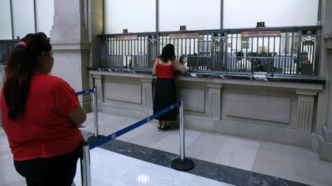 Interior del Banco de Espa�a, en foto de archivo