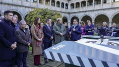 Prototipo del dron y la base de operacin diseada por el Centro Tecnolgico ITG que Abanca cede a la Xunta de Galicia para la prevencin de incendios