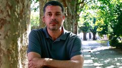 O candidato do BNG, Mon Fern�ndez, retratado esta semana no Cant�n.
