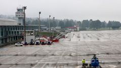 Aeropuerto de Peinador, vac�o