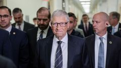 Bill Gates, a su llegada a la comparecencia en la C�mara de Representantes