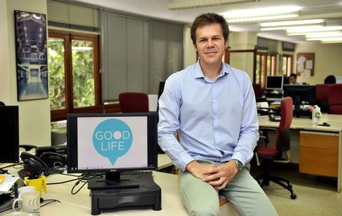 Desde hace a�o, el joven empresario ha estado ligado al mundo del deporte. 