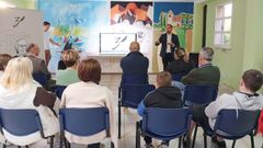 El alcalde estuvo presente en la primera sesi�n, en Cambo�o. 