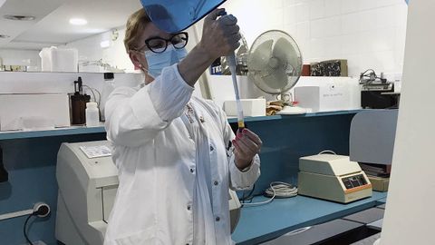 La directora m�dica del Laboratorio Saavedra, de Oviedo, Marisa Garc�a Calero