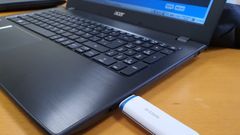 Un mdem USB del Concello de Cabanas, en foto de archivo.