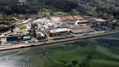 La factor�a de Ence, en la r�a de Pontevedra