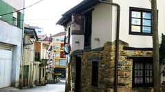 La calle Bail�n, cuya fisonom�a cambi� en su tramo final con la plaza de Abastos
