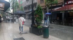 Tormenta de verano en Oviedo
