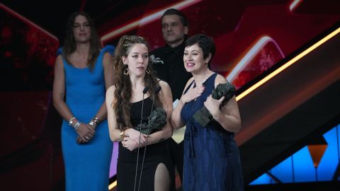 Paula Gallifa y Ana Rubio recogen el Goya a mejores efectos especiales por �Los tigres�.